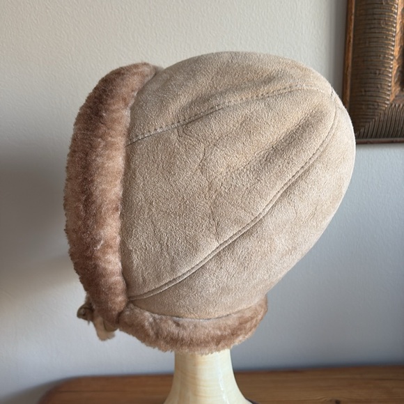 Vingate Deerskin Trading Post Trapper Style wool suede hat men women unisex - Picture 2 of 10